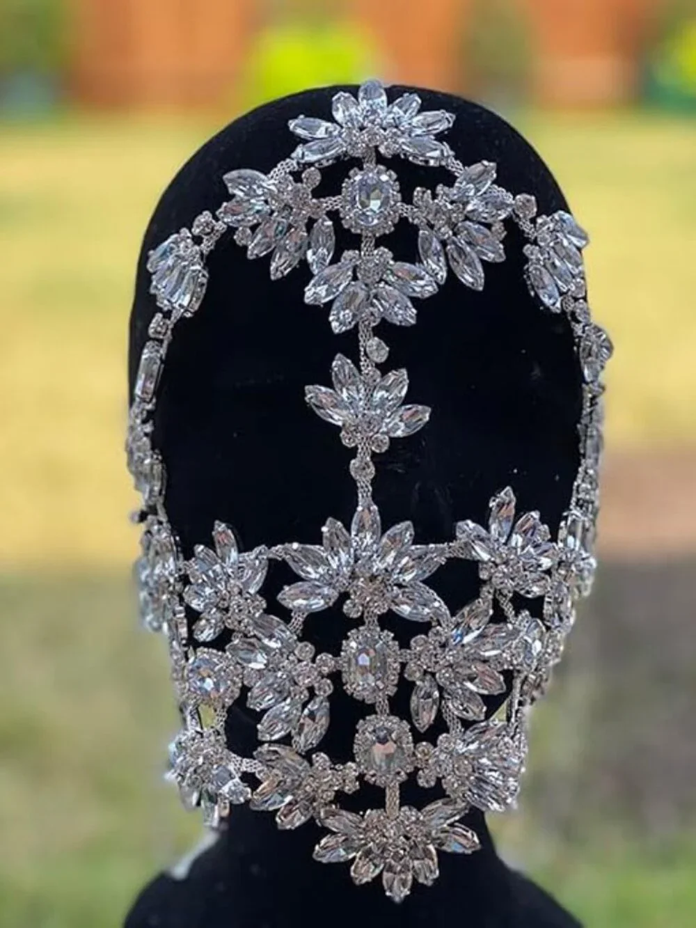 Rhinestone Masquerade Mask